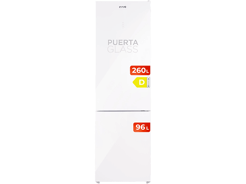 Frigorífico combi - EVVO F60W Glass