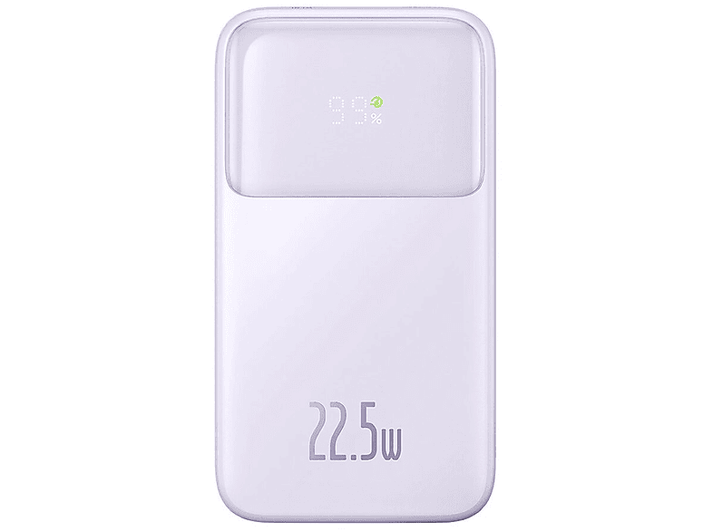 BASEUS Comet Series mit Display 20000 mAh 22,5 W Powerbank 20000 mAh Lila