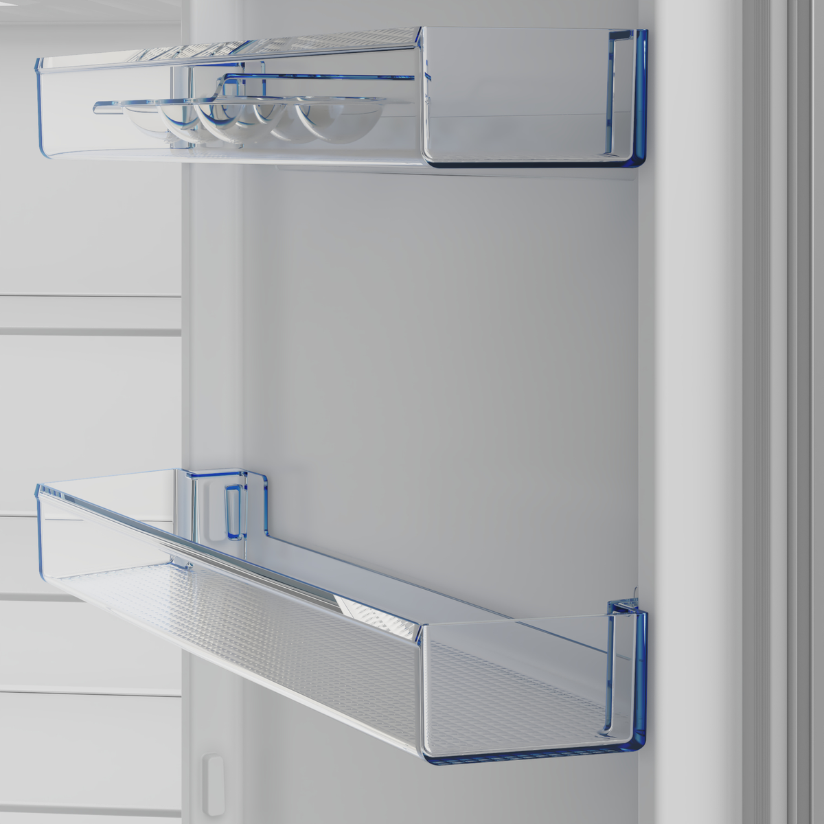 BEKO B1RCNA364XB FRIGORIFERO COMBINATO, A 1865 mm, 4 ripiani, Rumorosità 37 dB(A), Platino, Classe E