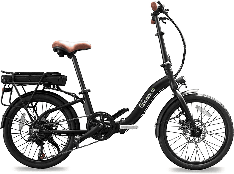 SACHSENRAD F2 Farmer II Kompakt-/Faltrad (Laufradgröße: 20 Zoll, Unisex-Rad, 468 Wh, black)