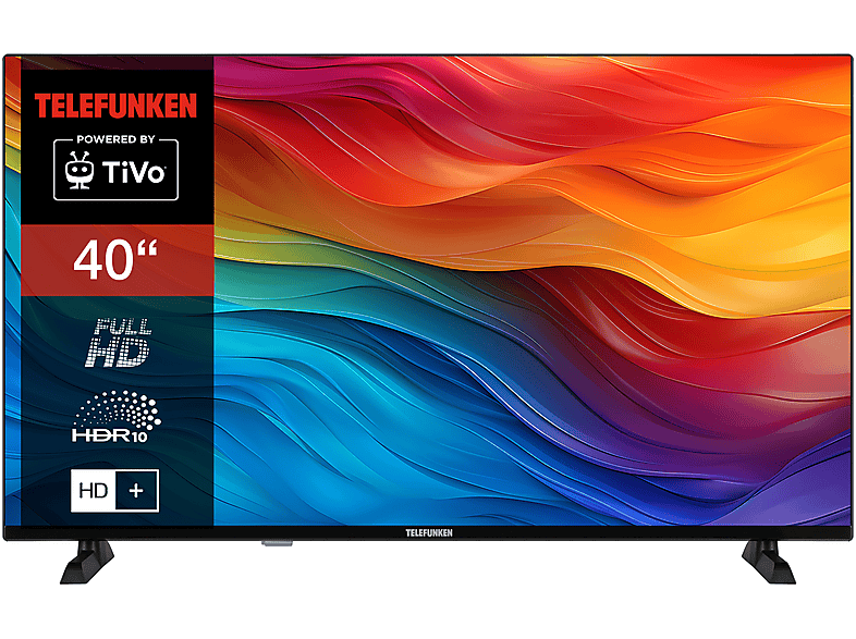 TELEFUNKEN XF40TO750S LED TV (Flat, 40 Zoll / 100 cm, FullHD, SMART TV) MediaMarkt