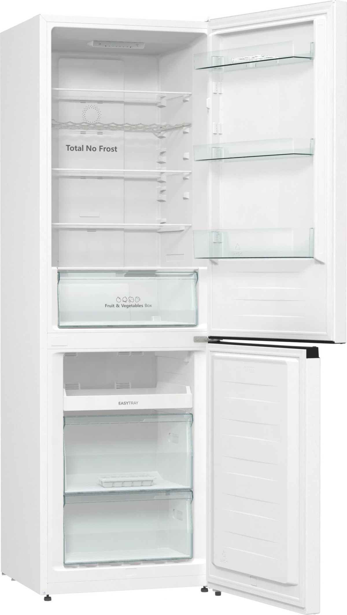FRIGORIFERO COMBINATO HISENSE RB390N4AW21, 2 Porte, L 60 cm, No Frost, Capacità netta totale 300 l, Rumorosità: 38 dB(A), 4 ripiani, Dimensioni: L 60 cm A 1850 mm P 592 mm, Bianco, Classe E