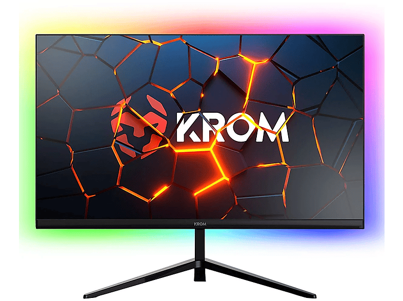 Monitor gaming - KROM NXKROMKERTZ24, 23,8 ", Full-HD, 1 ms, Negro