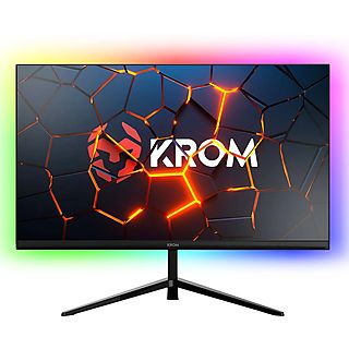 Monitor gaming - KROM NXKROMKERTZ24, 24 ", Full-HD, 1 ms, 200 Hz, Negro
