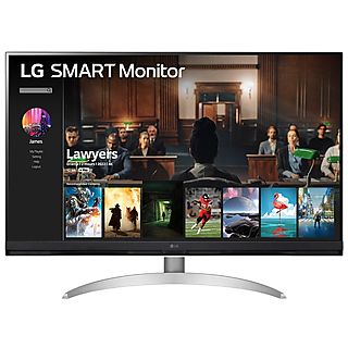 Monitor gaming - LG 32SQ700S-W, 32 ", UHD 4K, 5 ms, 62 Hz, Blanco