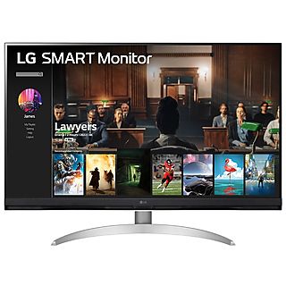 Monitor gaming - LG 32SQ700S-W, 31,5 ", UHD 4K, 5 ms, 62 Hz, Blanco