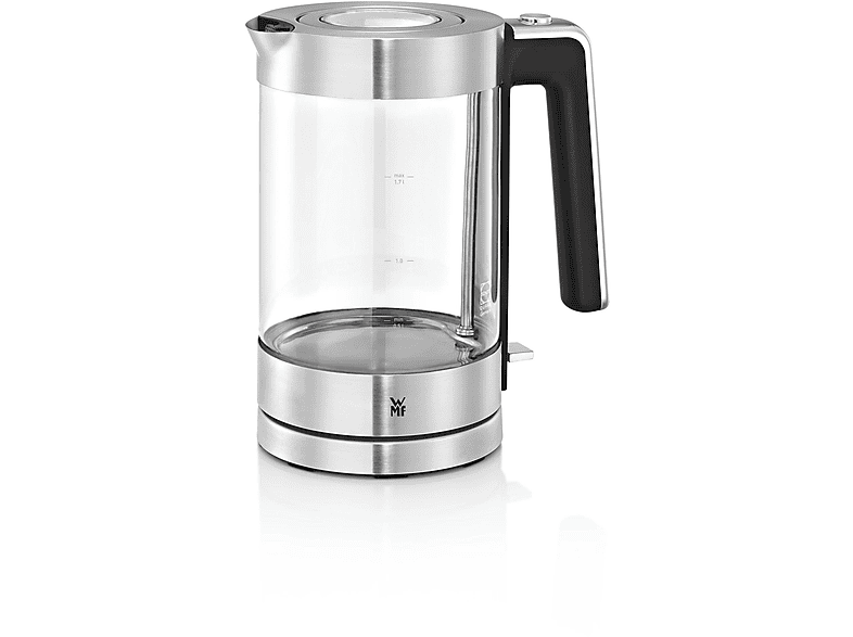 WMF 0413150011 LONO CRYSTAL 1,7L WASSERKOCHER Wasserkocher, Cromargan matt/Transparent