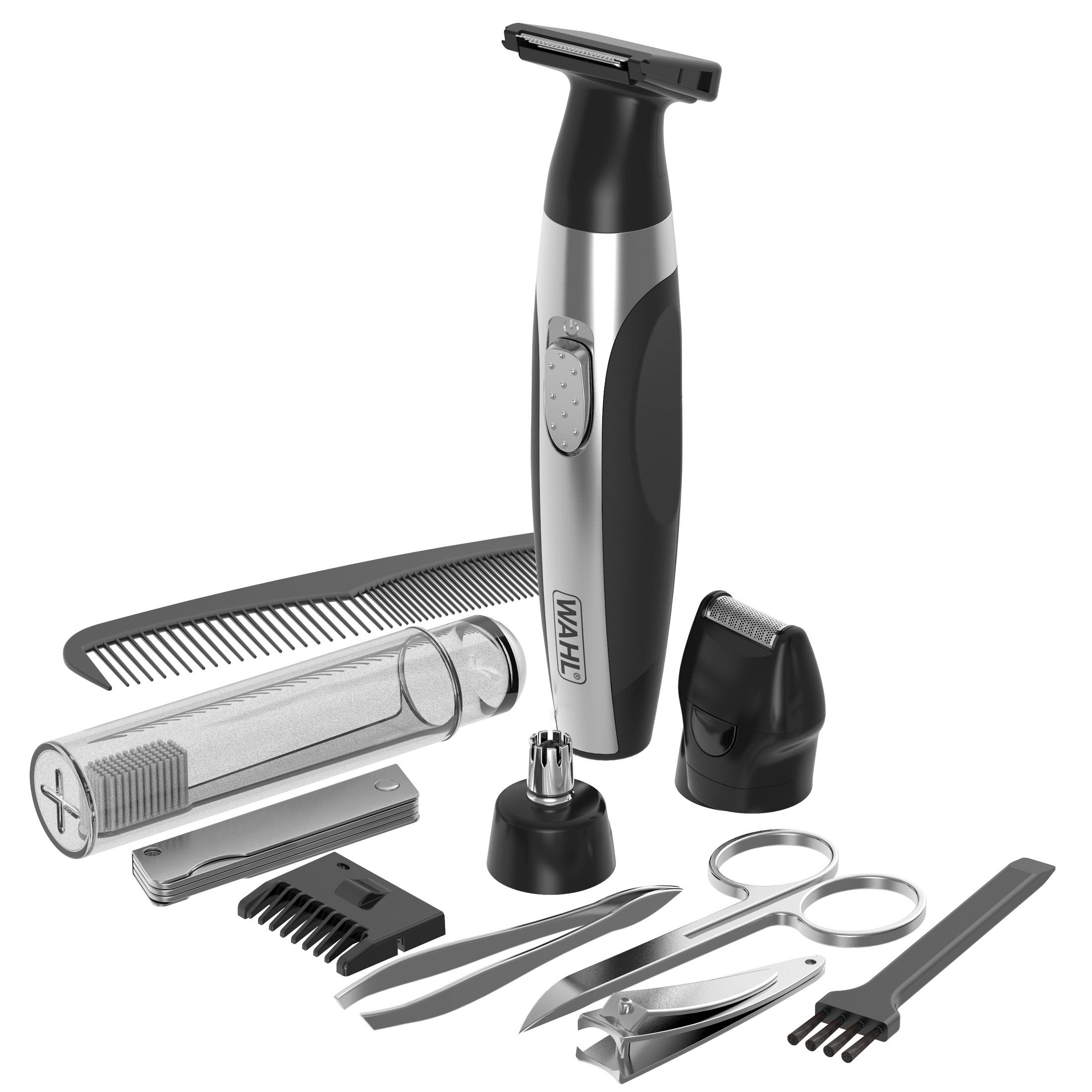WAHL 5604 Deluxe Travel Seyahat Bakım Kiti Siyah Gri