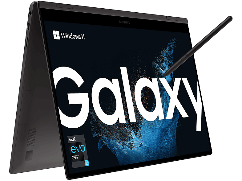 SAMSUNG GALAXY BOOK2 PRO 360 15.6 I5-1240P/8GB/256GB GREY, Convertible mit 15,6 Zoll Display, Prozesssor, 8 GB RAM, 256 GB SSD, Intel Iris Xe SAMSUNG GALAXY BOOK2 PRO 360 15.6 I5-1240P/8GB/256GB GREY, Convertible mit 15,6 Zoll Display, Prozesssor, 8 GB RAM, 256 GB SSD, Intel Iris Xe