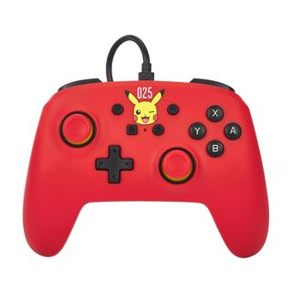 Mando  - Hyrule Defender POWERA, Nintendo Switch, Cable, Rojo