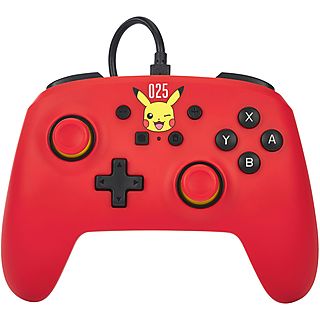 Mando  - Hyrule Defender POWERA, Nintendo Switch, Cable, Rojo