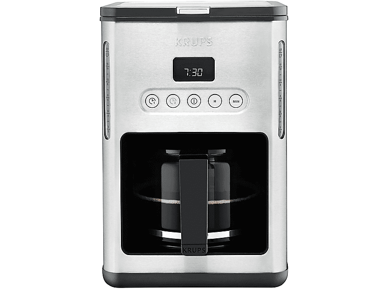 KRUPS KM 442 D Kaffeemaschine Edelstahl/Schwarz