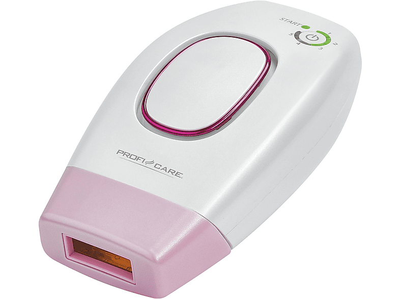Depiladora PROFI CARE IPL 3024 Depiladora Luz Pulsada Depilacion Permanente Vello 5 Niveles Potencia Todo Tipo Pieles Blanco Rosa MediaMarkt
