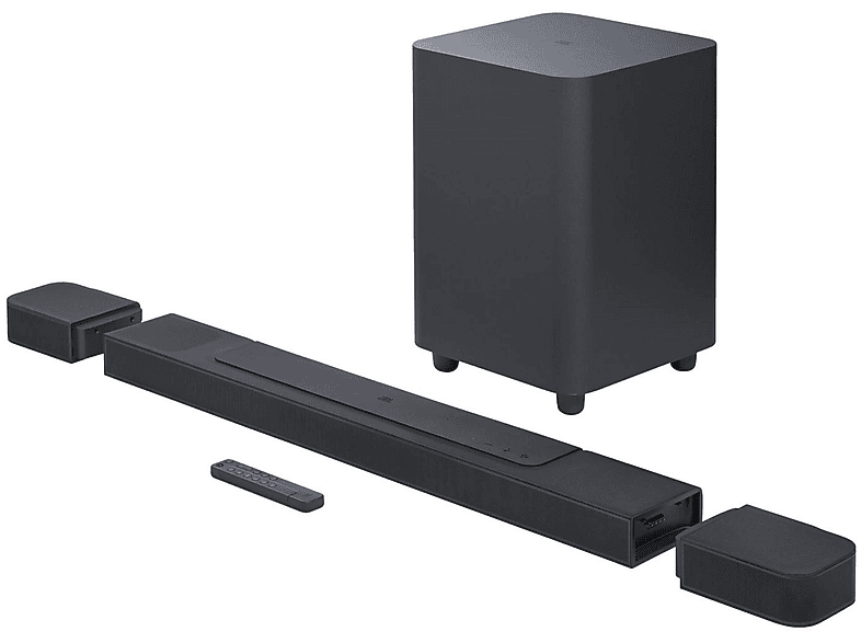 JBL Bar 1000 MultiBeam Dolby Atmos 7.1 Kanal 880W Kablosuz Subwoofer ve Bluetooth, Kablolu ve Kablosuz Soundbar