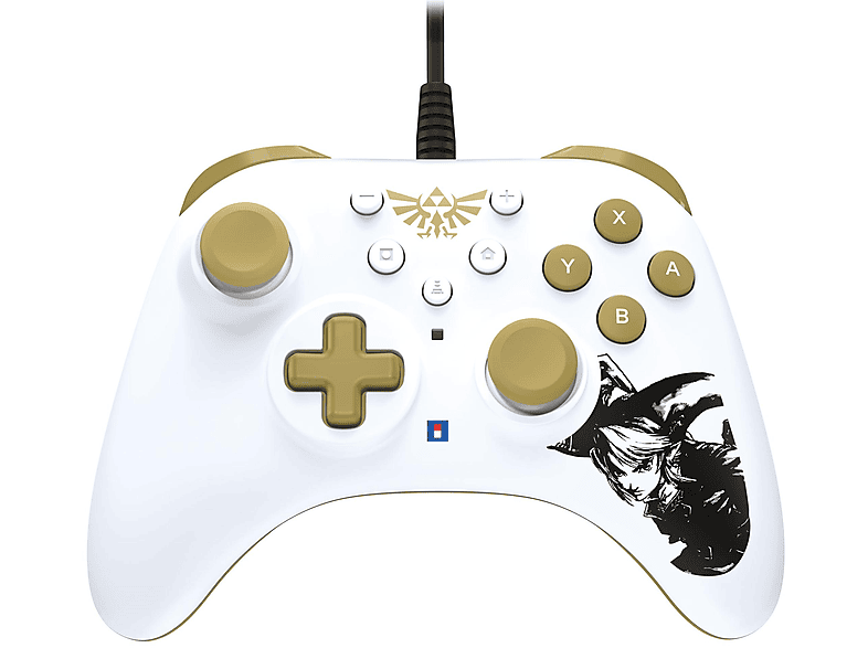 Gamepad HORI HORIPAD Turbo Zelda Złoto, Biały | MediaMarkt