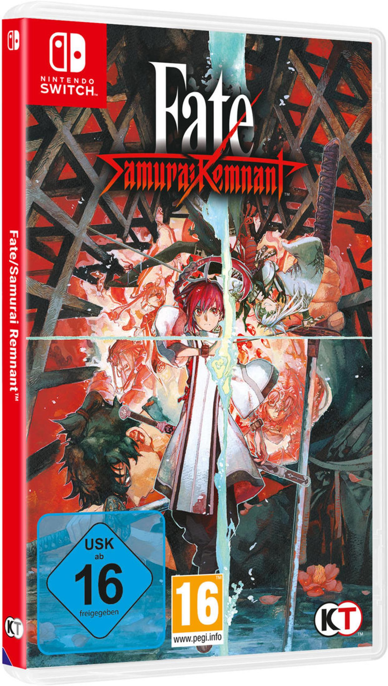 Nintendo Switch-Spielhülle für "Fate/Samurai Remnant" mit Cover-Art-Illustration.