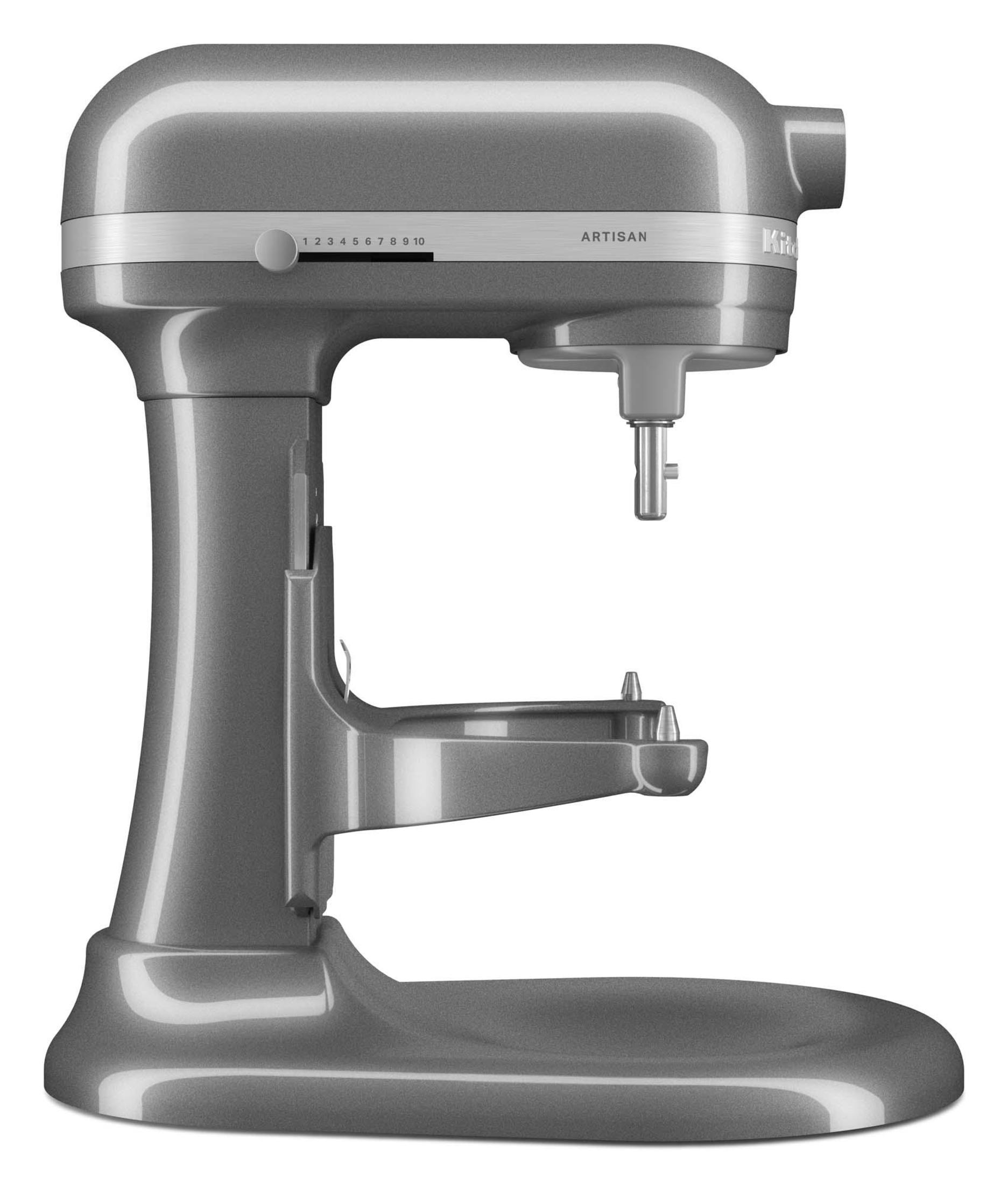 Gri KitchenAid Artisan stand mikseri.