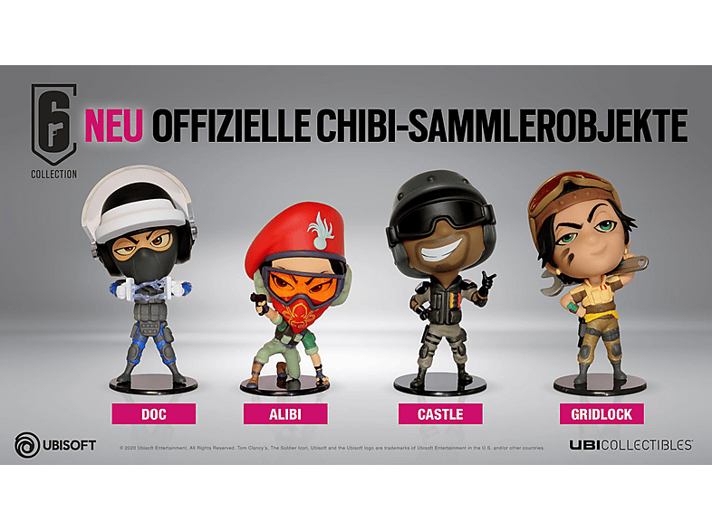 Ubisoft Six Collection – Doc Chibi Figuur – Officieel Merchandise – Serie 5 – Standaard Uitvoering