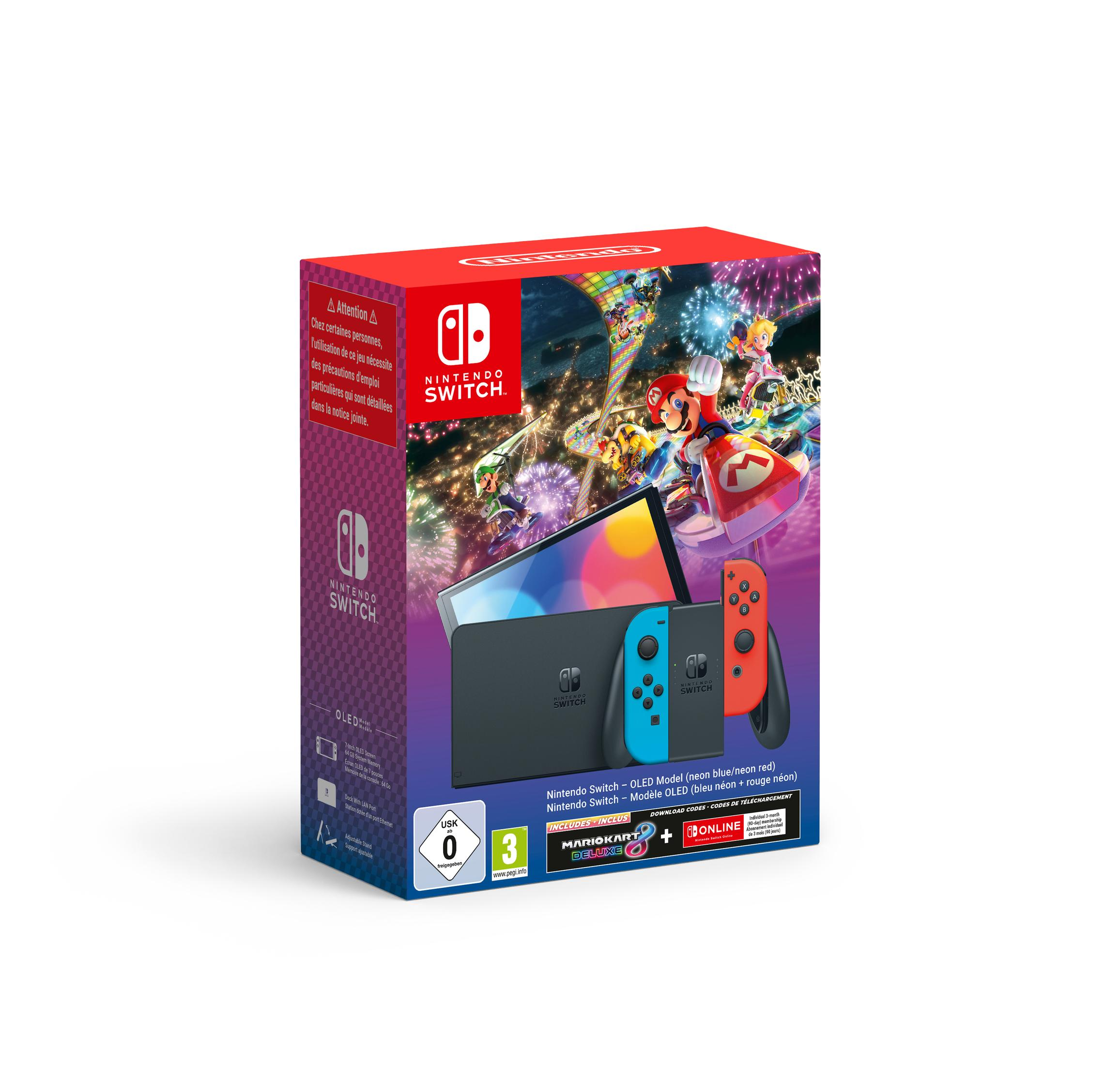 Nintendo Switch - Nintendo Switchセット Konsola Nintendo Switch OLED wielokolorowy - Sklep, Opinie