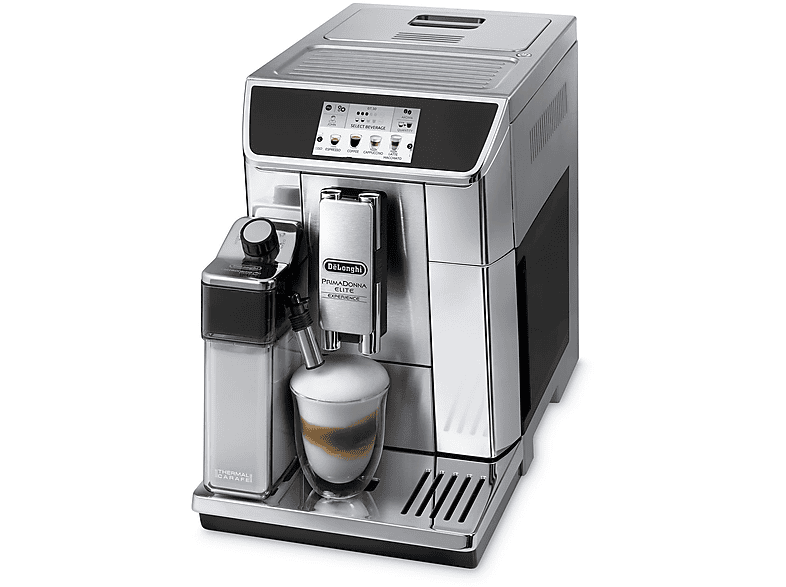 DE LONGHI ECAM 656.85.MS PRIMADONNA ELITE EXPERIENCE Kaffeevollautomat Silber/Schwarz