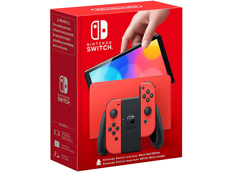 Nintendo Switch - NINTENDO Nintendo Switch OLED Rojo (Edición Mario)