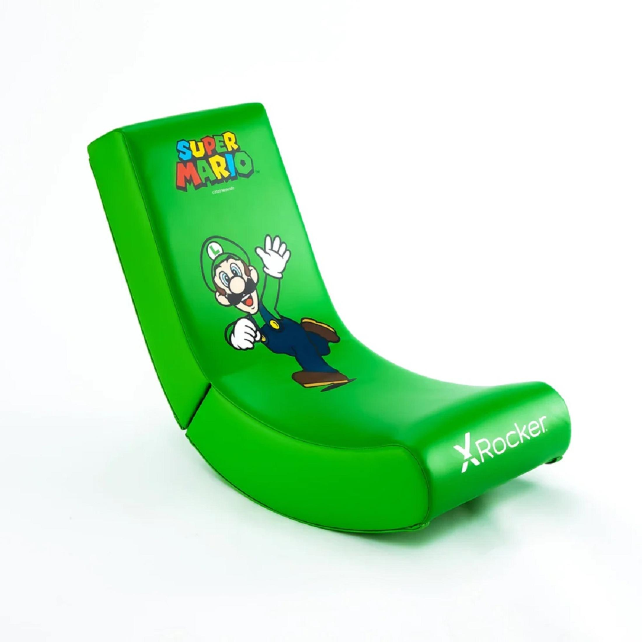 Groene Super Mario gaming stoel.