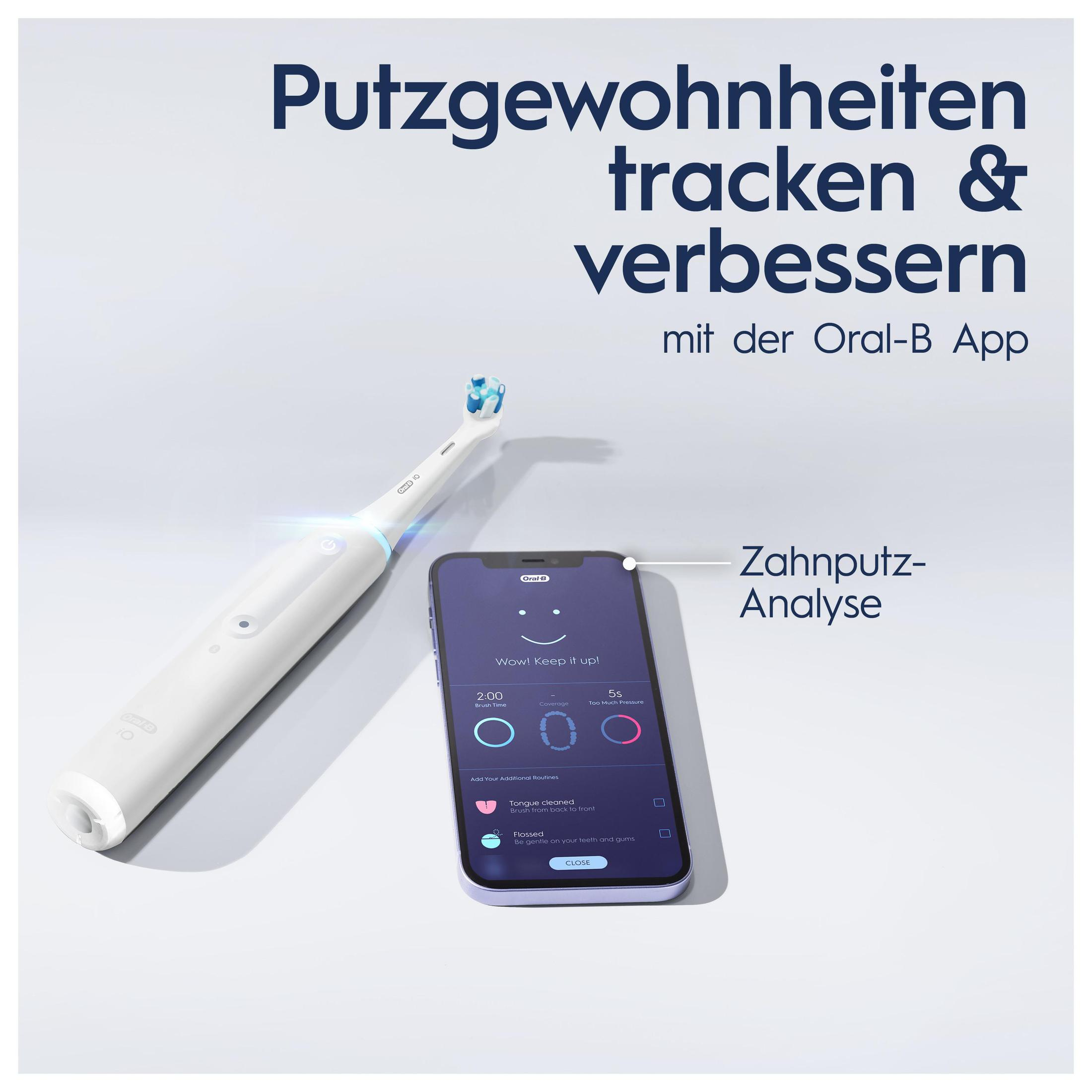 ORAL-B IO SERIES 4 MIT REISEETUI QUITE WHITE Elektrische
