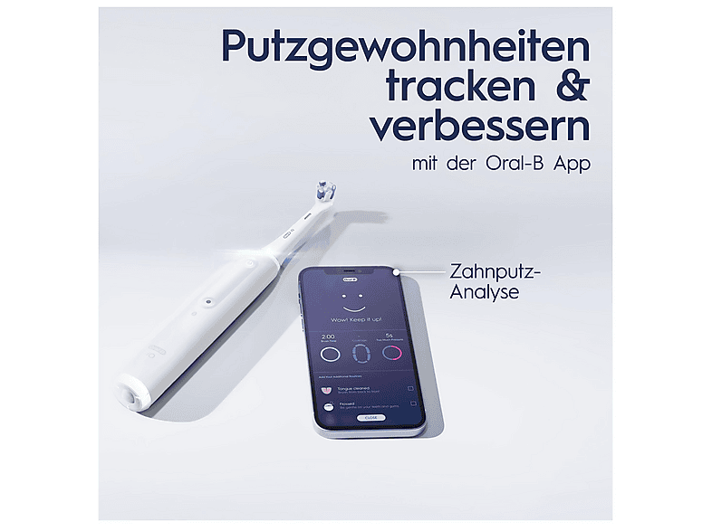 ORAL-B IO SERIES 4 MIT REISEETUI QUITE WHITE Elektrische