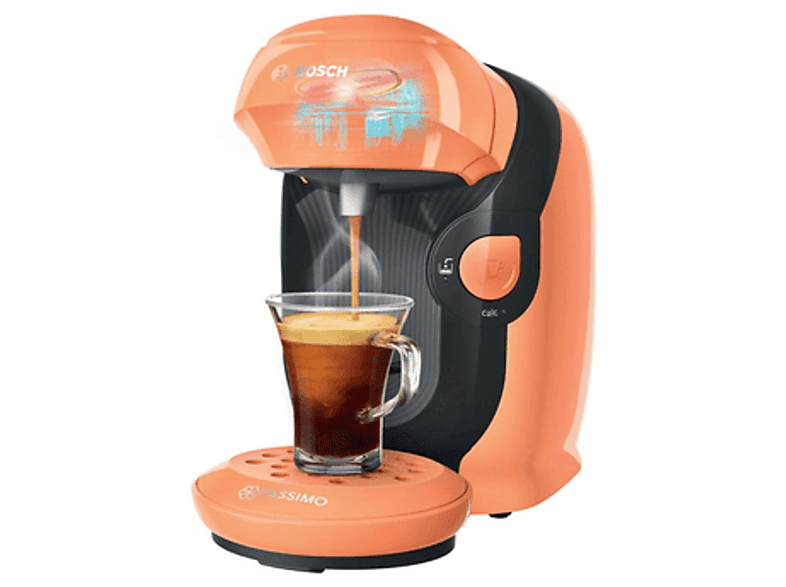 Disco Di Pulizia TDisc Per Macchine Da Caffè TASSIMO - Diametro 68 Mm, Arancione, Sostituisce Bosch 17001491 / 576837
