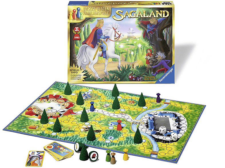 Ravensburger Sagaland – Brettspiel Für Die Ganze Familie, Spaß Und Abenteuer Im Märchenwald