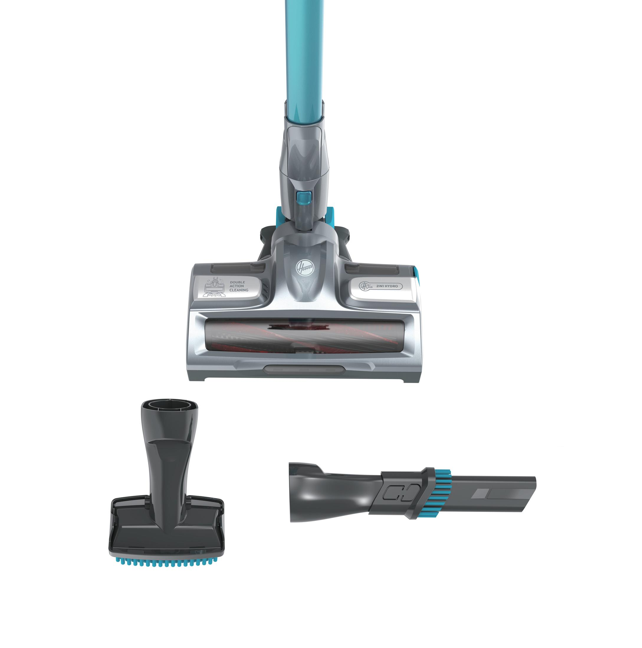 Aspirador escoba - HOOVER 8059019015675, 80 V, Depósito 0,7 l, Azul