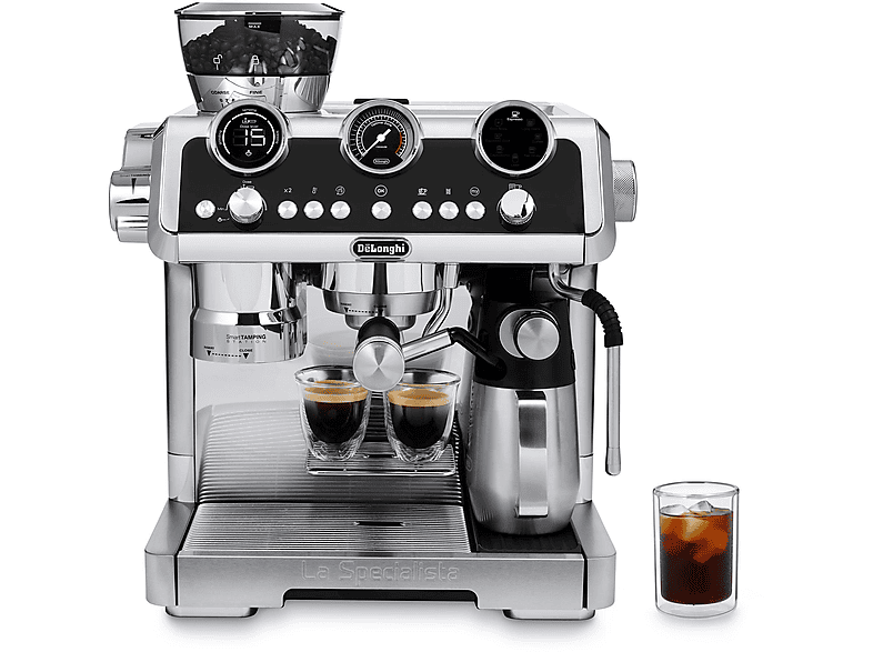 DE LONGHI EC9865.M LA Espressomaschine Silber/Schwarz
