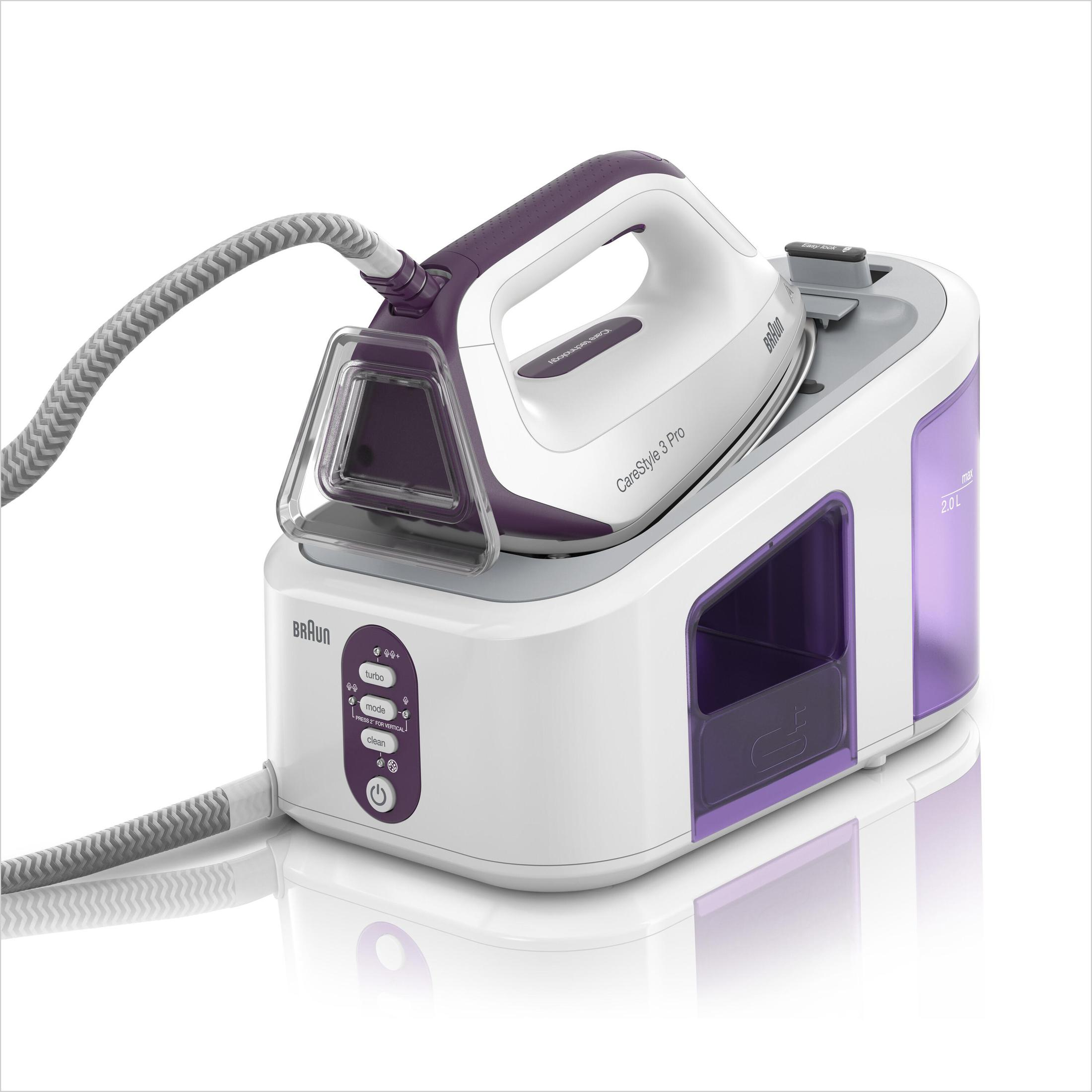 BRAUN Carestyle 3 Pro IS3155VI Buhar Jeneratörlü Ütü Beyaz-Mor