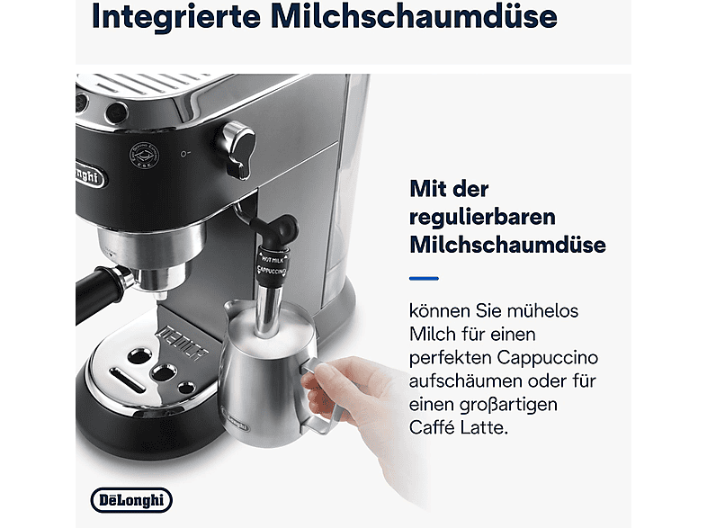 DELONGHI Dedica Style EC 685.BK Manuel Espresso Makinesi Siyah