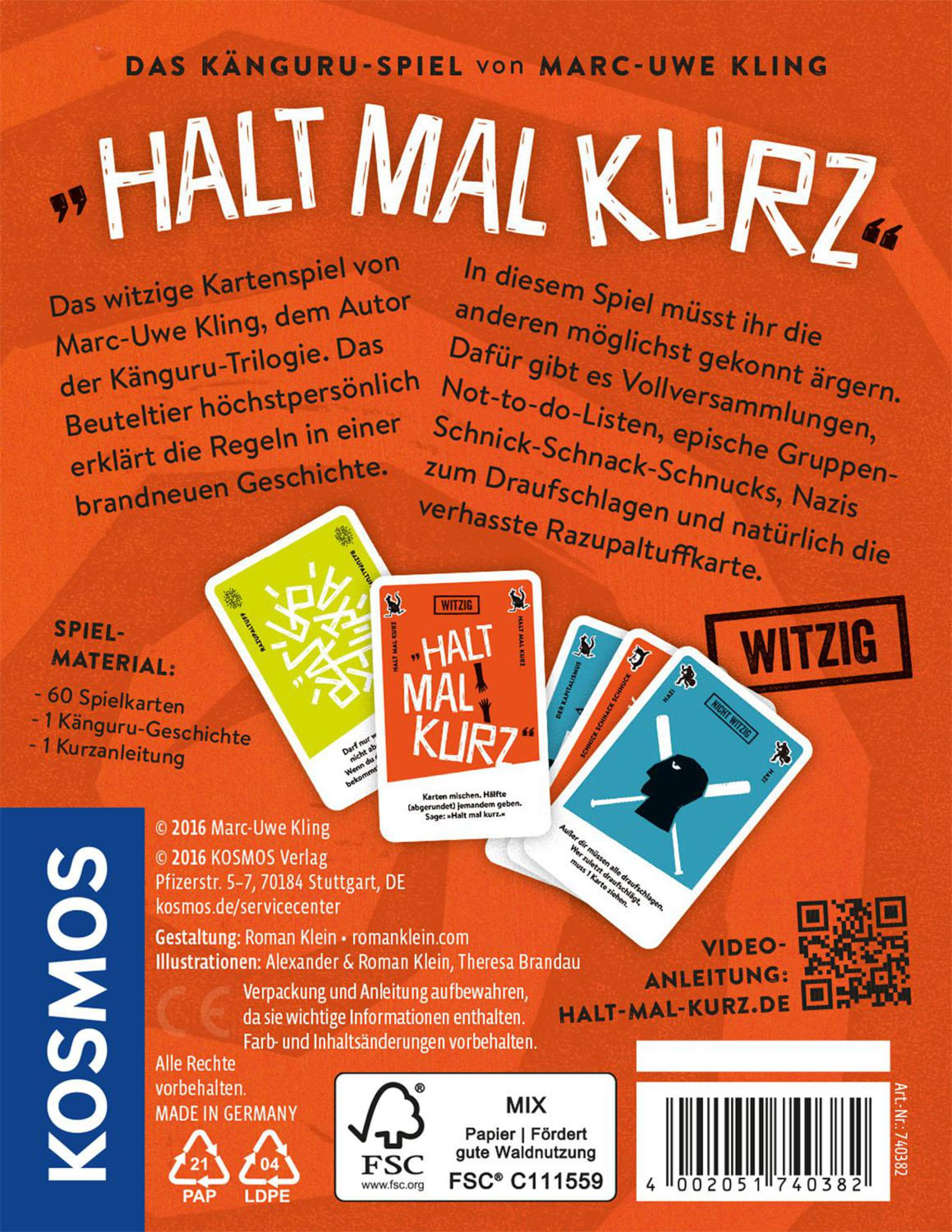 Boîte de jeu avec cartes et texte en allemand. Un jeu de société avec cartes sur la table.