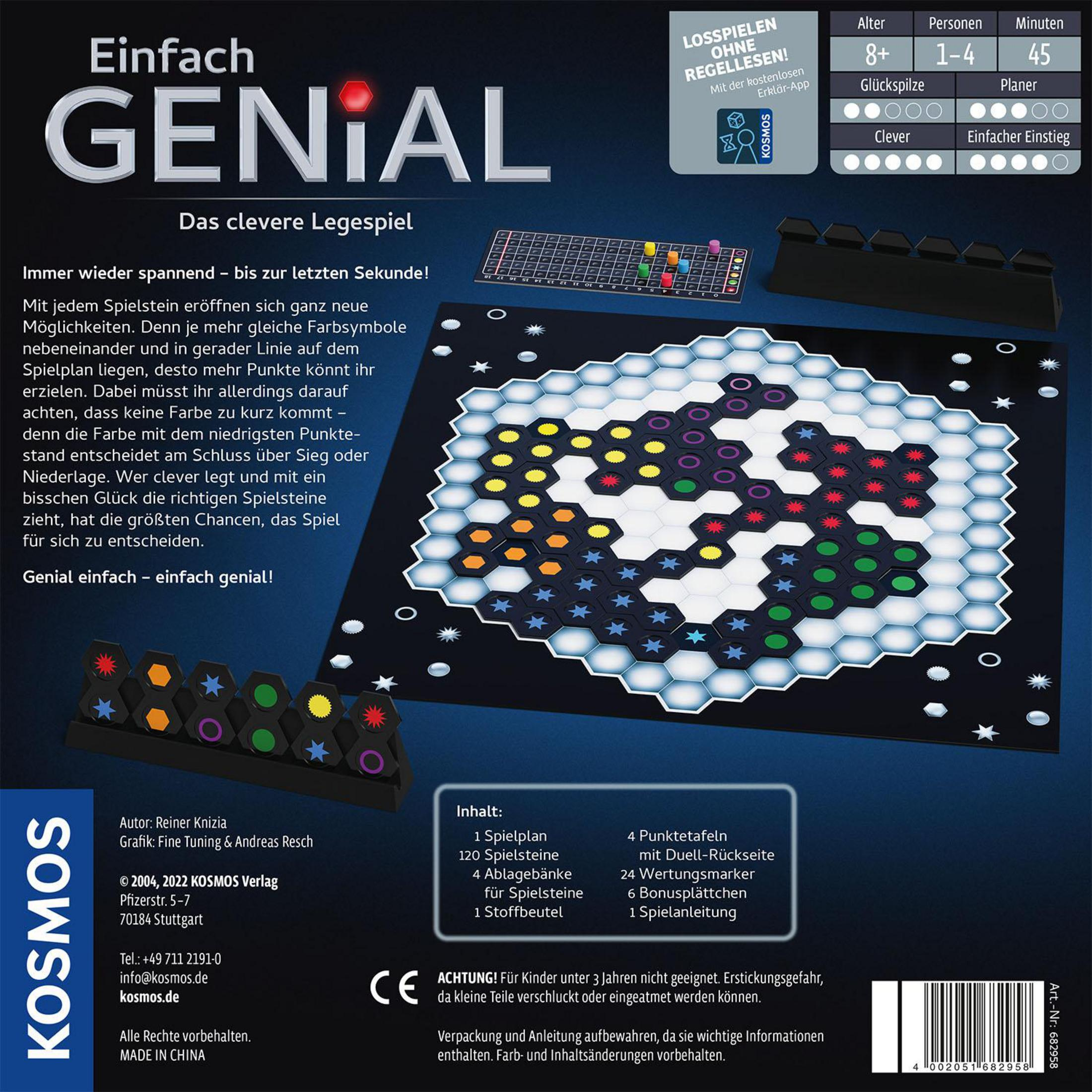 Gioco da tavolo con una griglia esagonale. I pezzi sono colorati e a più lati.