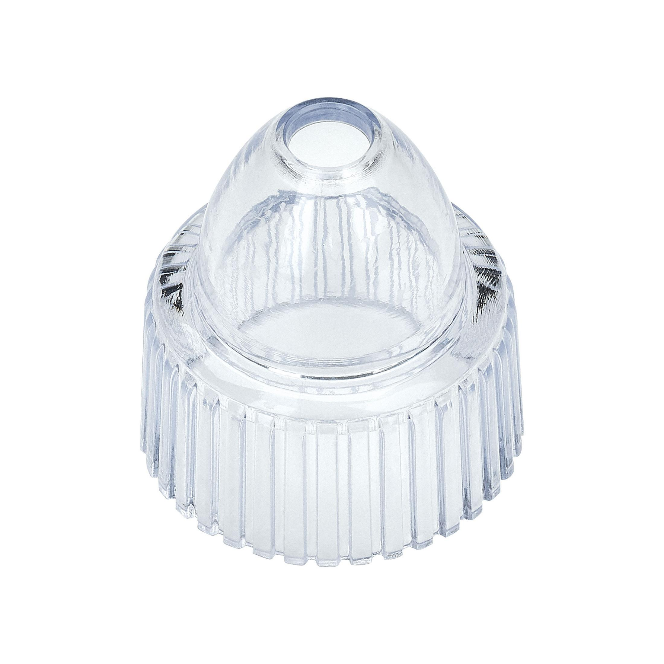 Przezroczysta nakładka do czyszczenia porów na białym tle.