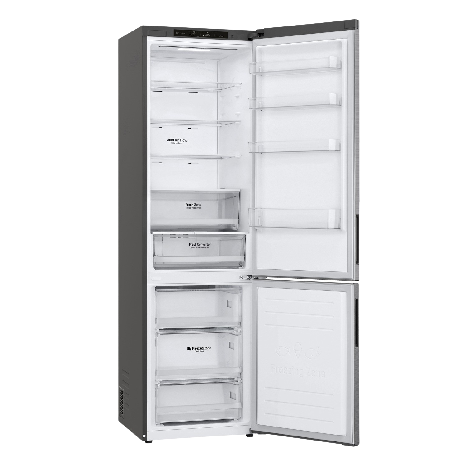 BAUKNECHT W10W6400A Serie 6 Kühlgefrierkombination (A, 110 kWh, 85,00 cm hoch, Platinum Silver)