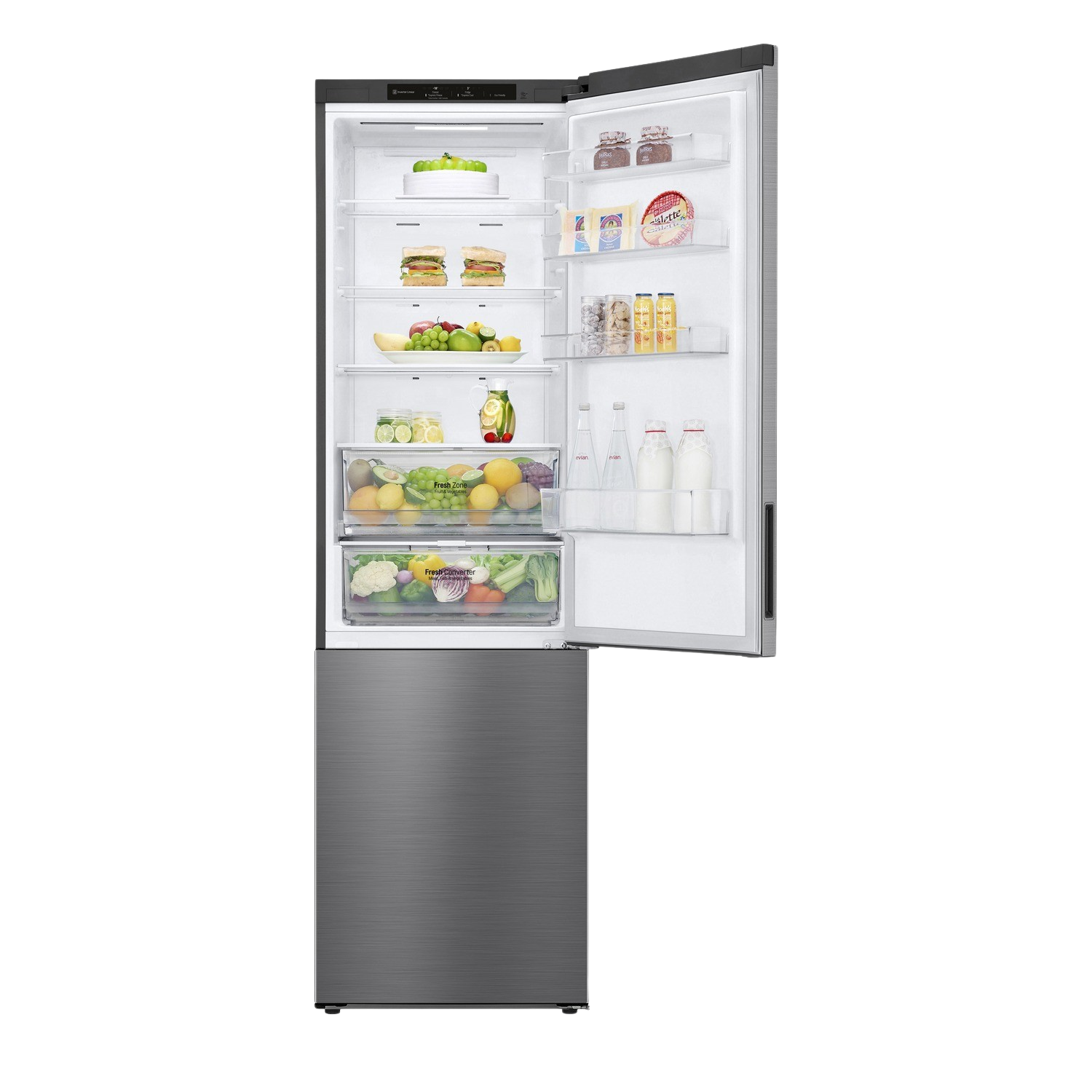 BAUKNECHT W10W6400A Serie 6 Kühlgefrierkombination (A, 110 kWh, 85,00 cm hoch, Platinum Silver)