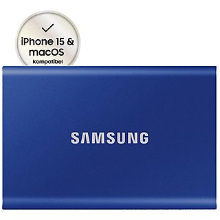 Disco duro externo 2 TB - SAMSUNG MU-PC2T0H, SSD, Azul