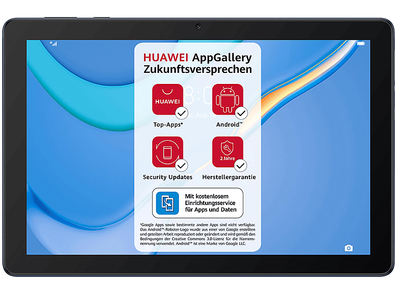 HUAWEI MATEPAD T 10 WIFI 2+32GB, Tablet, 32 GB, 9,7 Zoll, Deepsea Blue HUAWEI MATEPAD T 10 WIFI 2+32GB, Tablet, 32 GB, 9,7 Zoll, Deepsea Blue