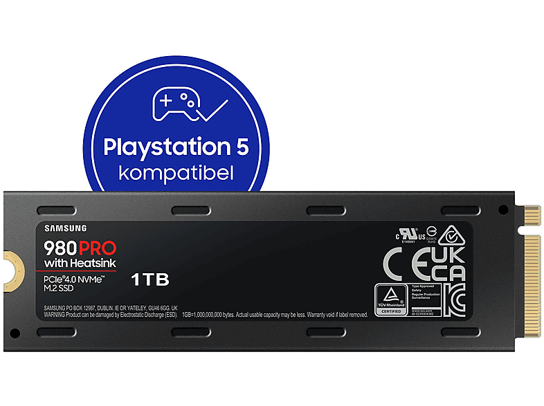 SAMSUNG 980 PRO M.2 via NVMe 1 TB Dahili SSD Disk