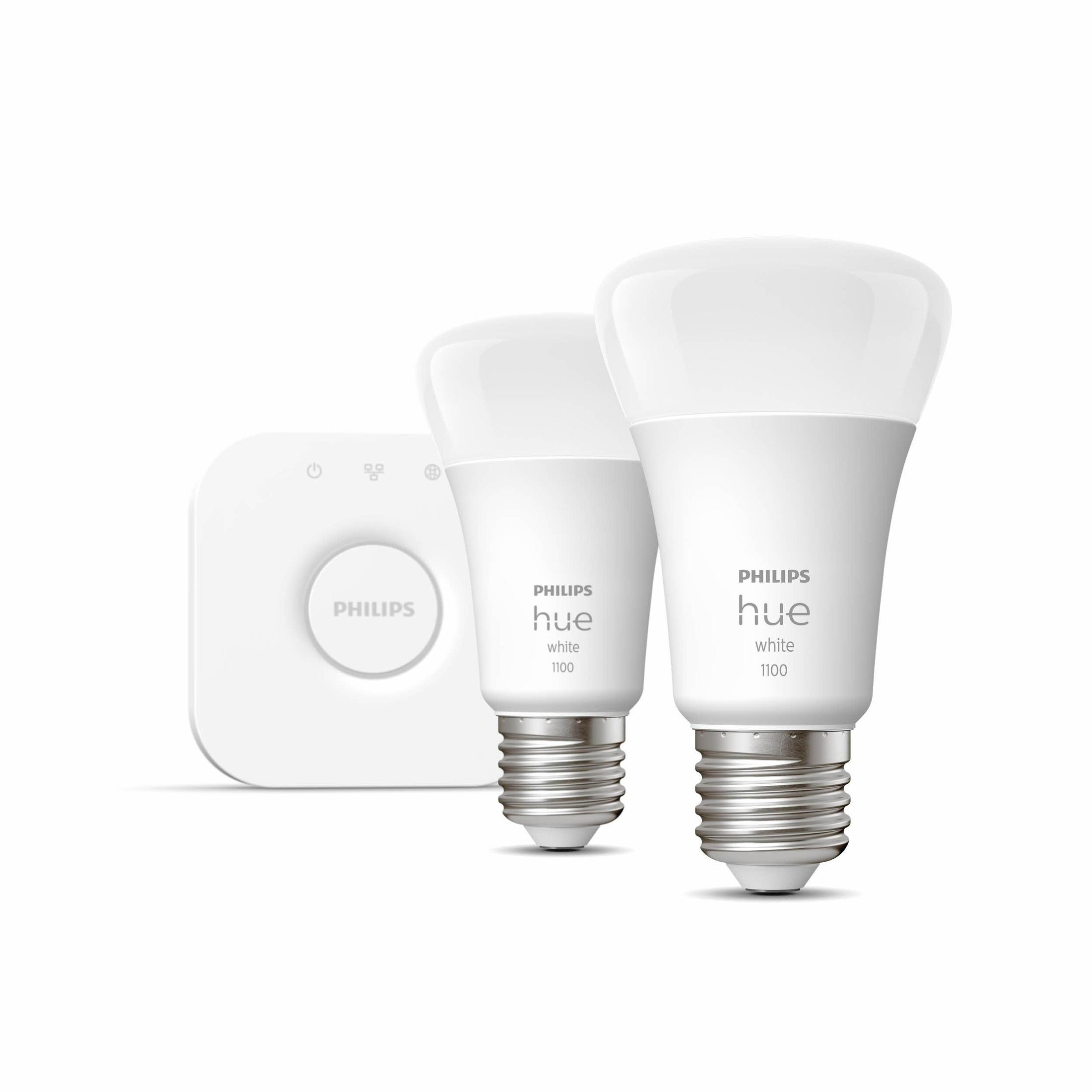 PHILIPS HUE W E27 STARTERS 2ER 75W Starter Set warmweiß | MediaMarkt