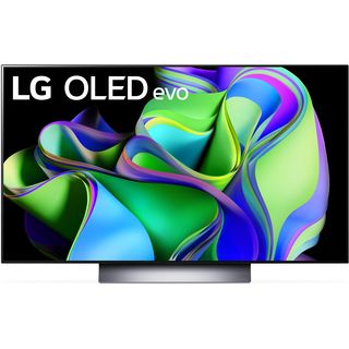 LG OLED 48 C 31 LA.AEU OLED evo TV (Flat, 48 Zoll / 121 cm, UHD 4K, SMART TV, webOS 23)