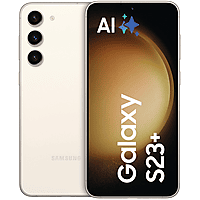 MediaMarkt SAMSUNG Galaxy S23+ - 256 GB Crème aanbieding