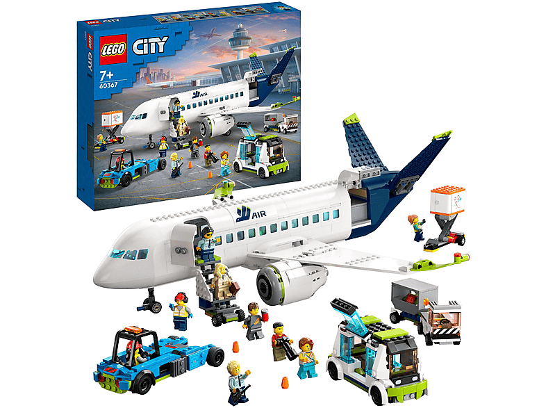 LEGO City : Passagiersvliegtuig - 60367 Lego Vliegtuig Multicolor ...