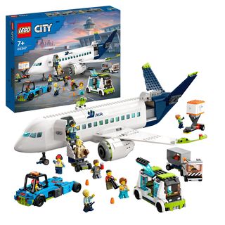 Juego de construcción  - Set de juguetes de construcción LEGO® City 60367 Avión de Pasajeros (930 piezas) LEGO, Desde 7 años
