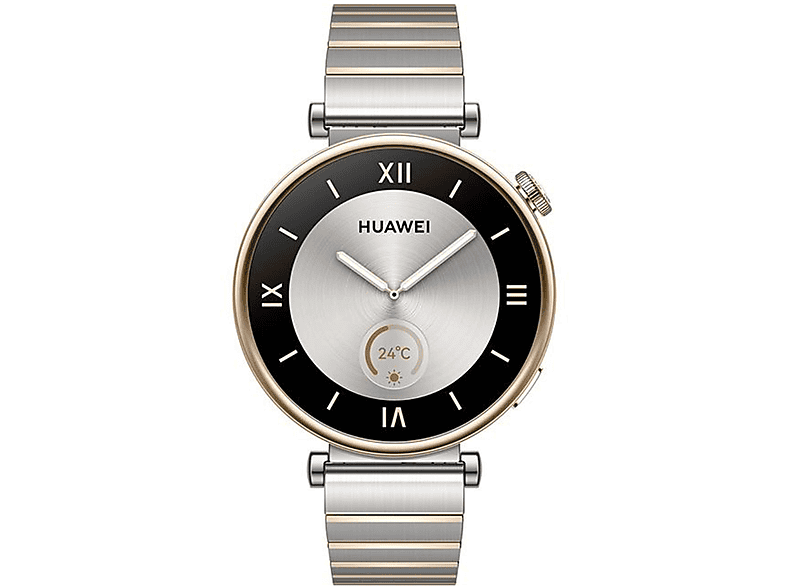 HUAWEI WATCH GT 4 41MM STAINLESS STEEL STRAP Smartwatch Edelstahl Edelstahl, 120 – 190 mm, Silber