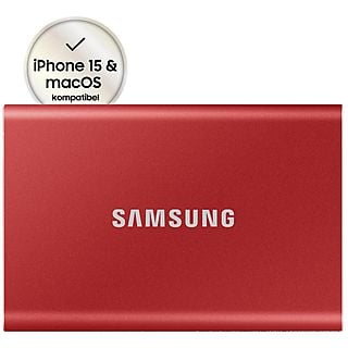 Disco duro SSD 2 TB 2 TB - SAMSUNG MU-PC2T0R/WW, SSD, Rojo