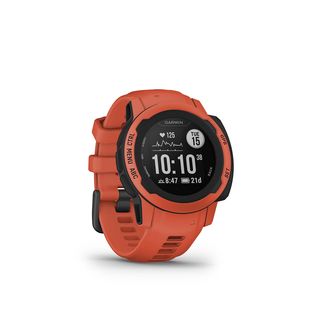 GARMIN INSTINCT 2S POPPY Smartwatch Silikon, 112-180 mm, Rot
